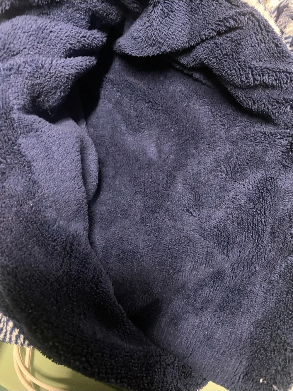 Sunbeam Navy Blue Warming Throw